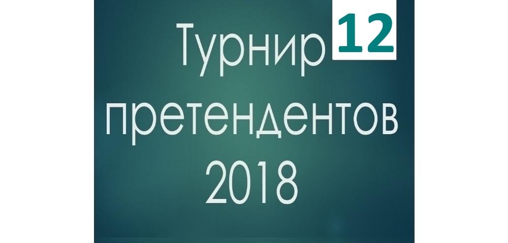Турнир претендентов 2018 шахматы 12 тур