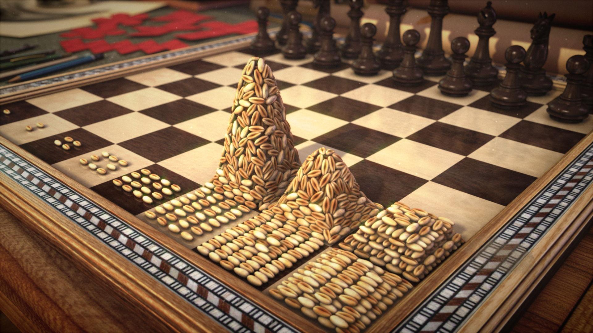 Легенда о происхождении шахмат - увлекательная математика онлайн