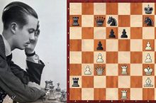 жертва ферзя Росетто английское начало шахматы