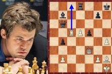 тактический удар английское начало Карлсен шахматы